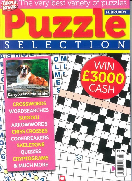 Take A Break's Puzzle Selection Magazine
