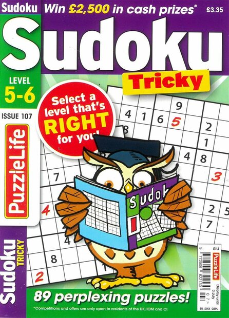 Puzzlelife Sudoku Tricky 5-6 Magazine