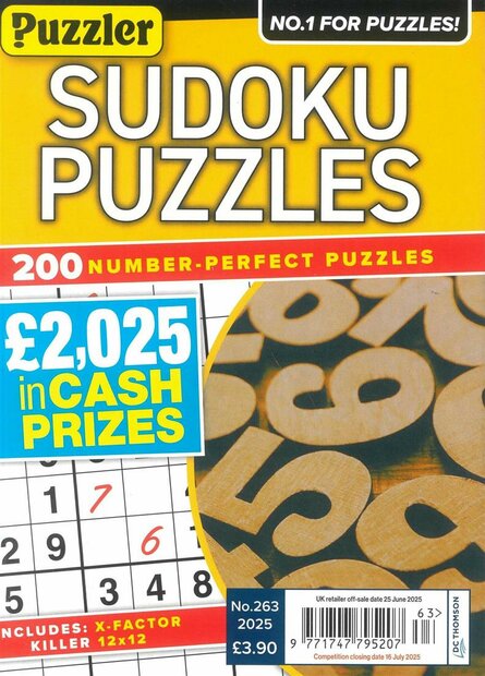 Puzzler Sudoku Puzzles Magazine