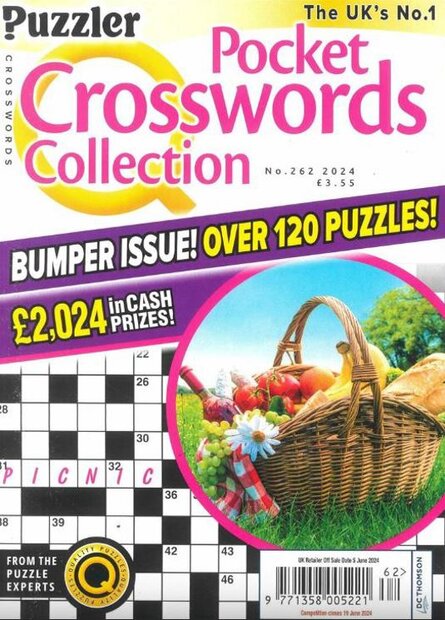 Puzzler Q Pocket Crosswords Collection Magazine
