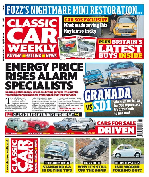 Classic Car Weekly Magazine