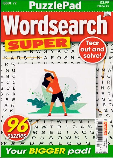 Puzzlelife Puzzlepad Wordsearch Super Magazine