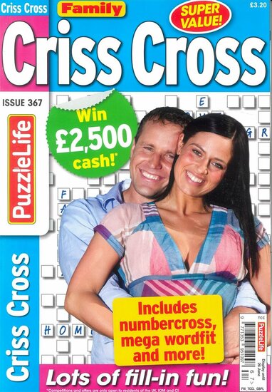 PuzzleLife Family Criss Cross Magazine