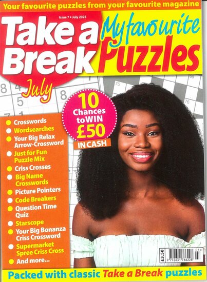 Take a Break My Favourite Puzzles Magazine