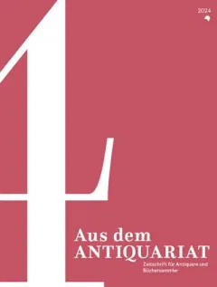 Aus dem Antiquariat (Alemão)