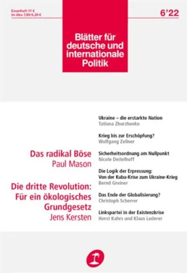 Blätter Für und Internationale Politik (Alemão)