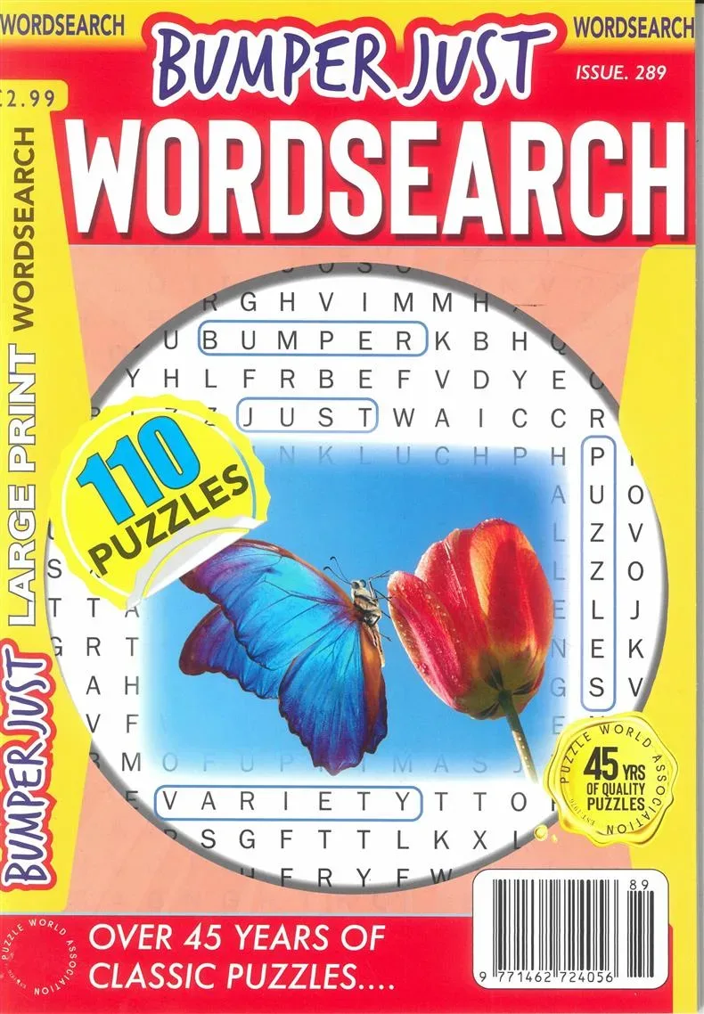 Bumper Just Word Search Magazine 1
