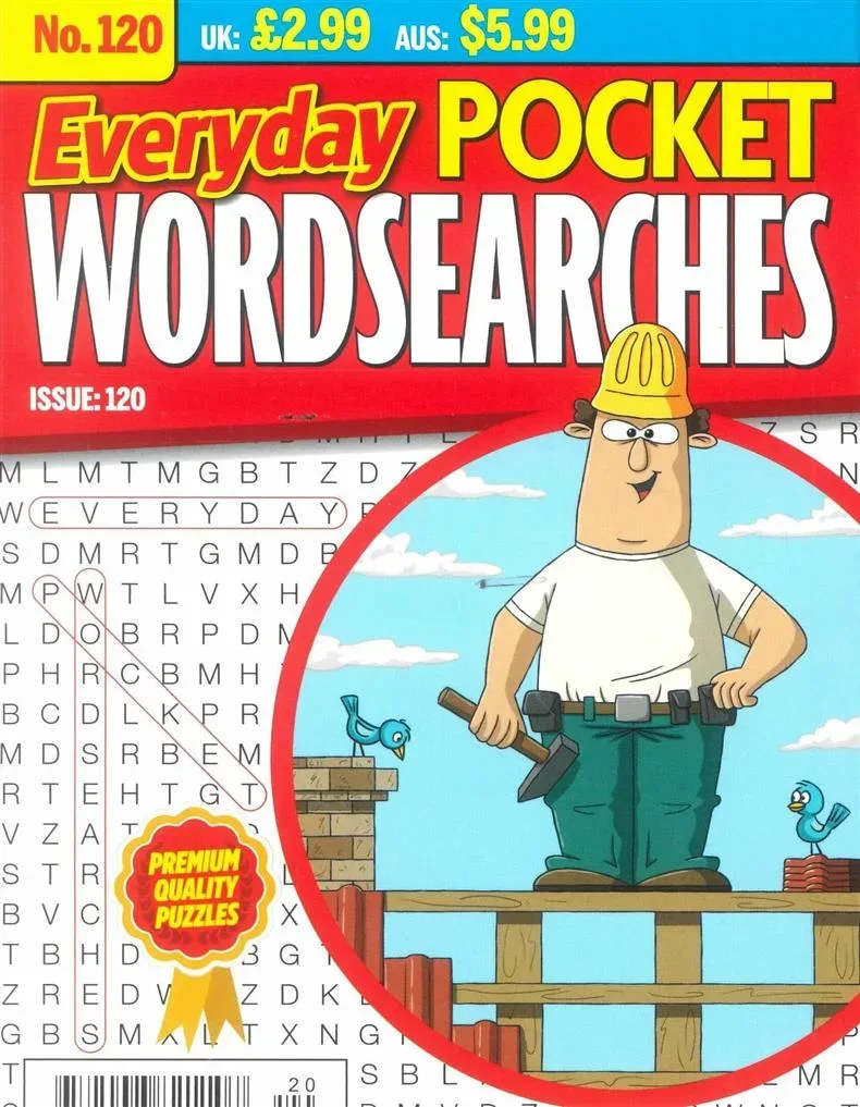 Everyday Pocket Wordsearches Magazine 1