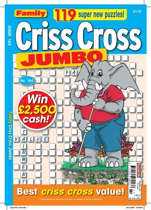 Family Criss Cross Jumbo Magazine