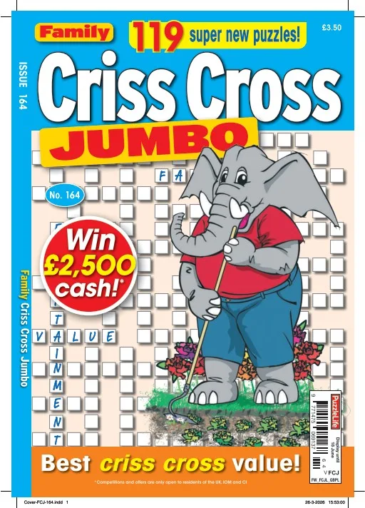 Family Criss Cross Jumbo Magazine