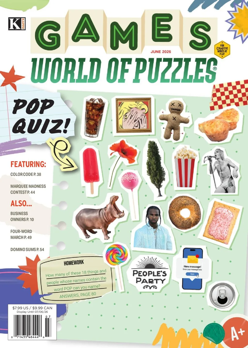Games World of Puzzles Magazine