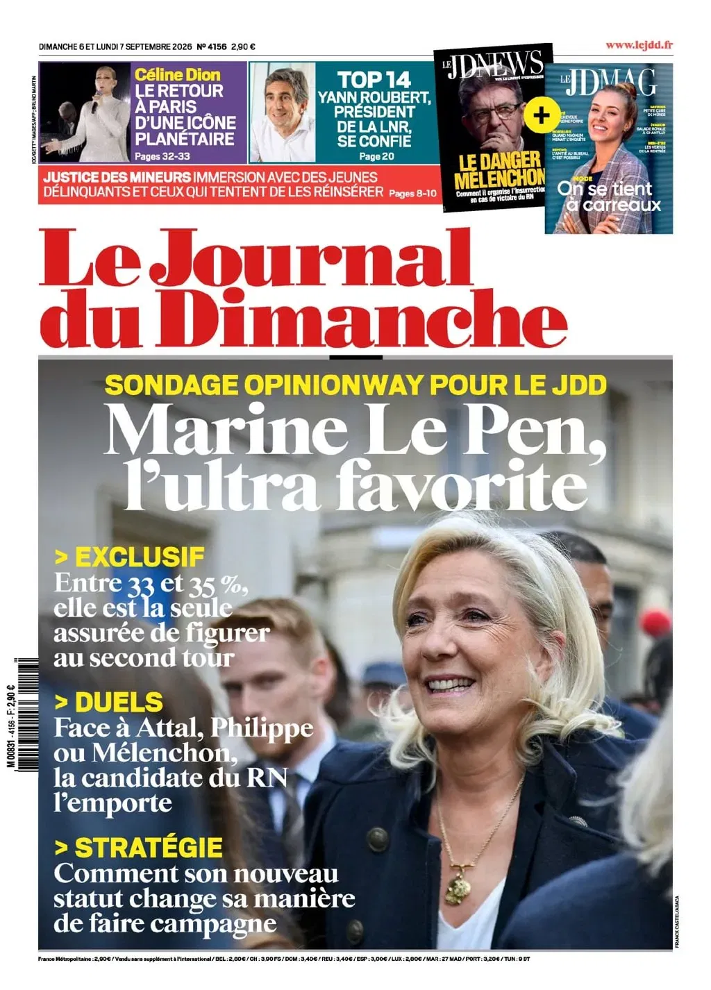 Le Journal du Dimanche Newspaper (Francês)