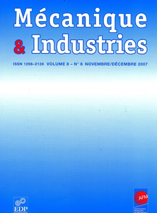 Mécanique et industries (Francês)