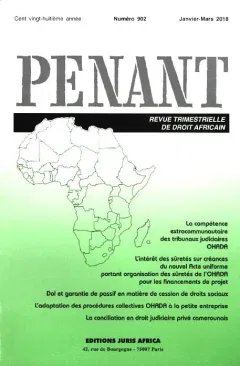 Revue Le Recueil penant (Francês)