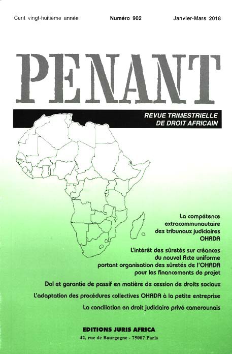 Revue Le Recueil penant (Francês)