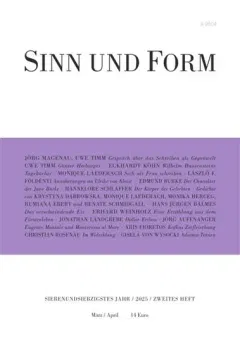 Sinn und Form (Alemão)